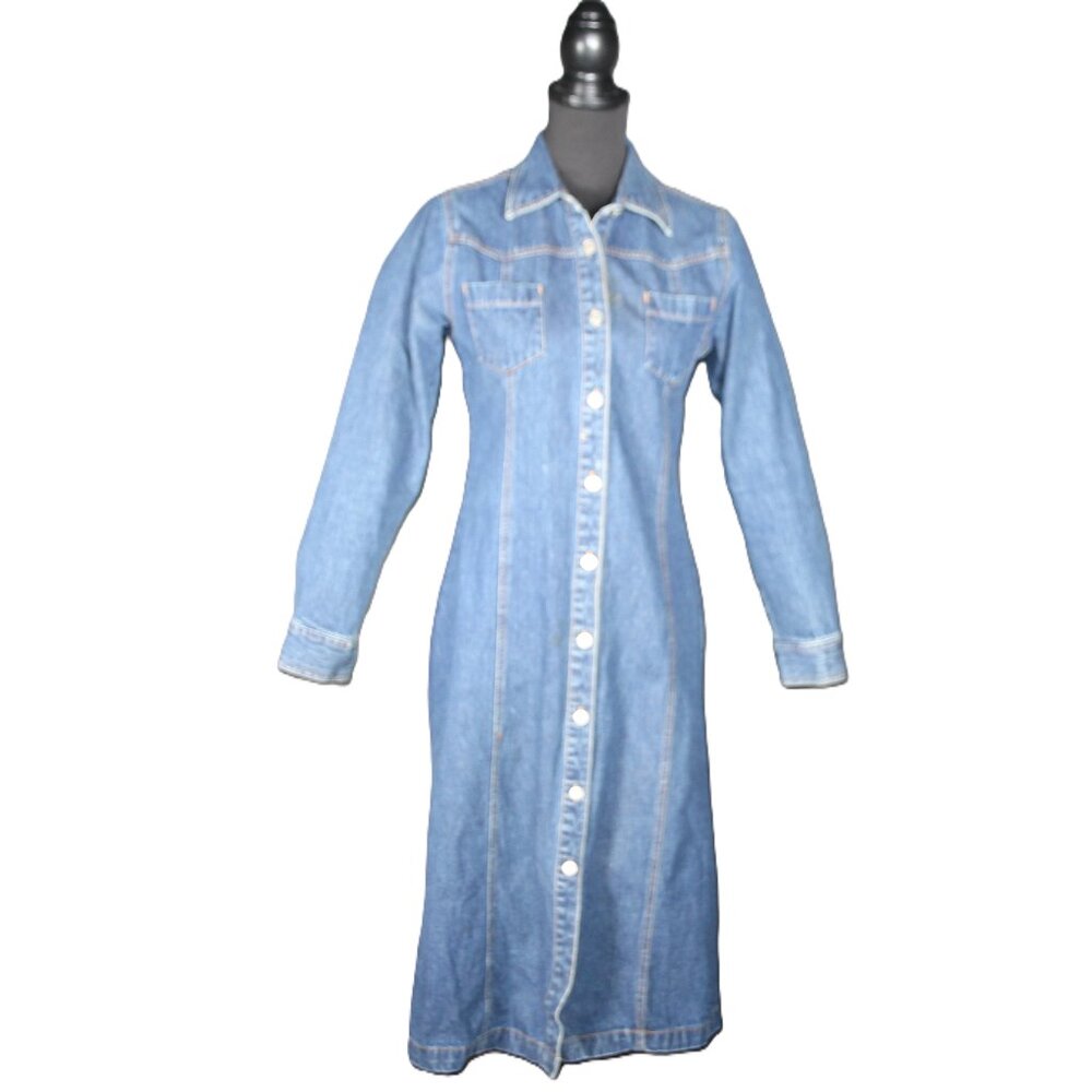 Kru Denim Western Duster, Size – 16